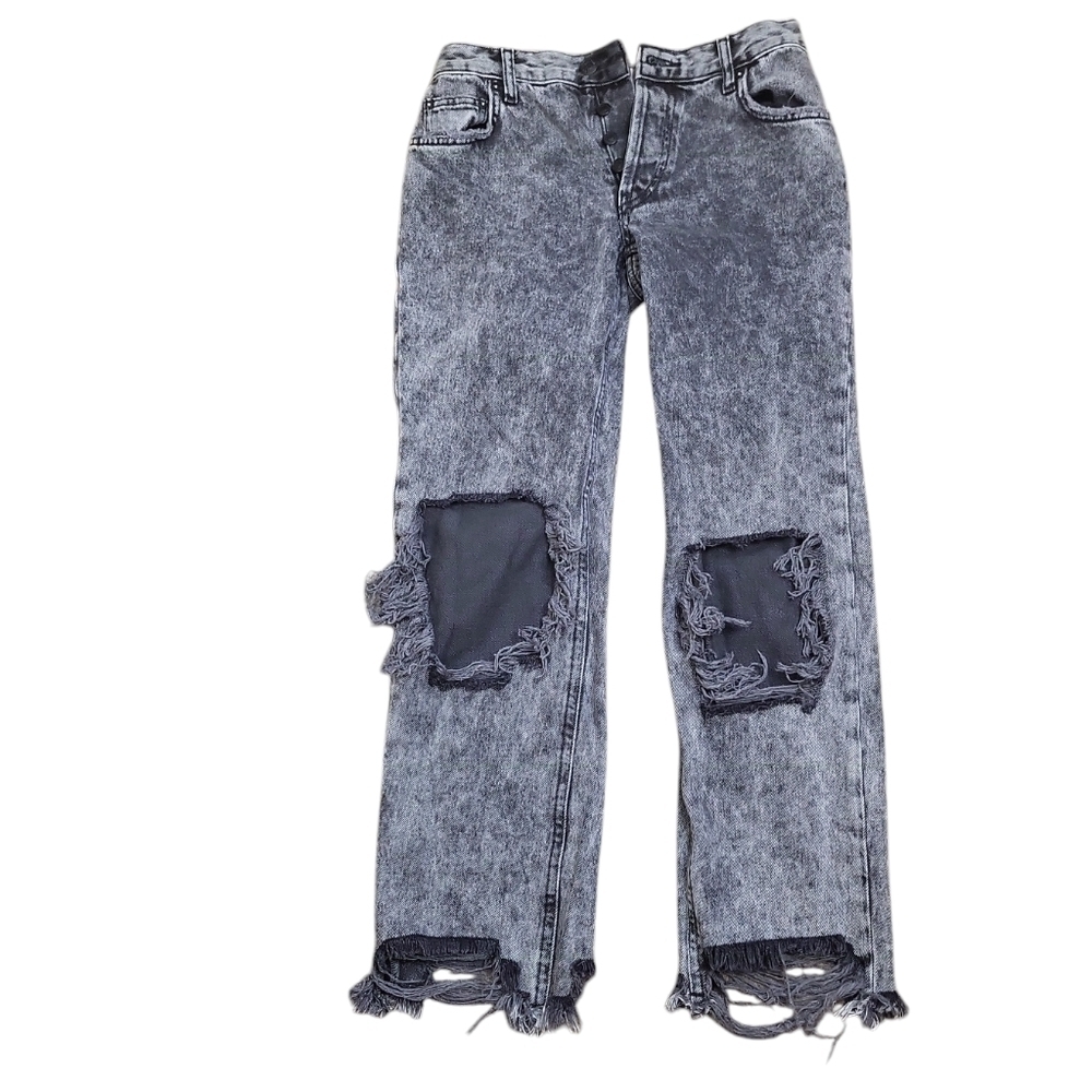 Free People Maggie Mid-Rise Straight Jeans - Picture 3 of 6